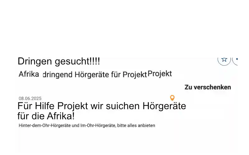 Vorsicht vor dubiosen Sammelaktionen 3 Fake Anzeige