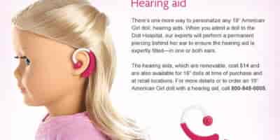 american girl doll hearing aids