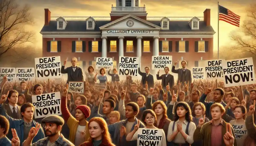 Apple TV+ präsentiert: „Deaf President Now!“
