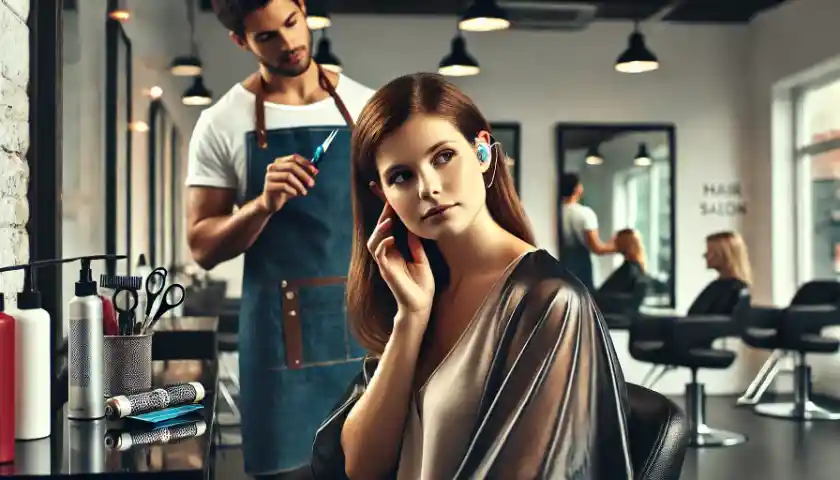 Zum Friseur mit oder ohne Hörgerät?
