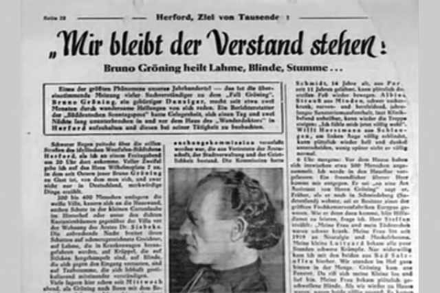 Kann Bruno Gröning mein Gehör heilen?
