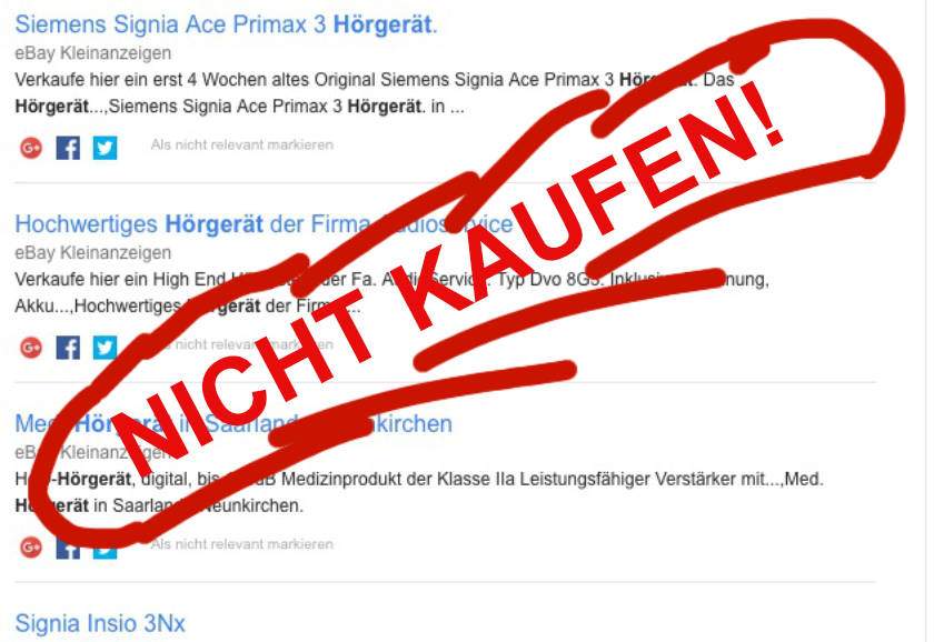 nicht kaufen