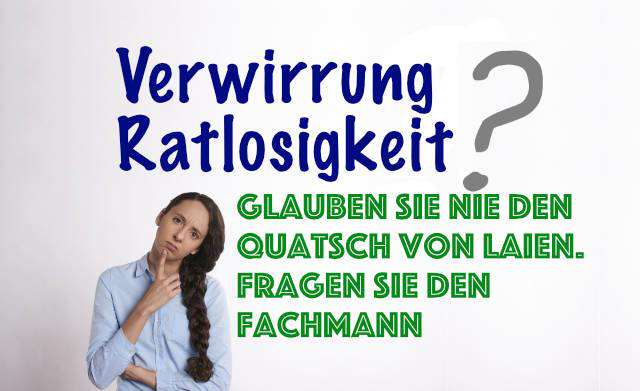 Verwirrung durch Laienforum